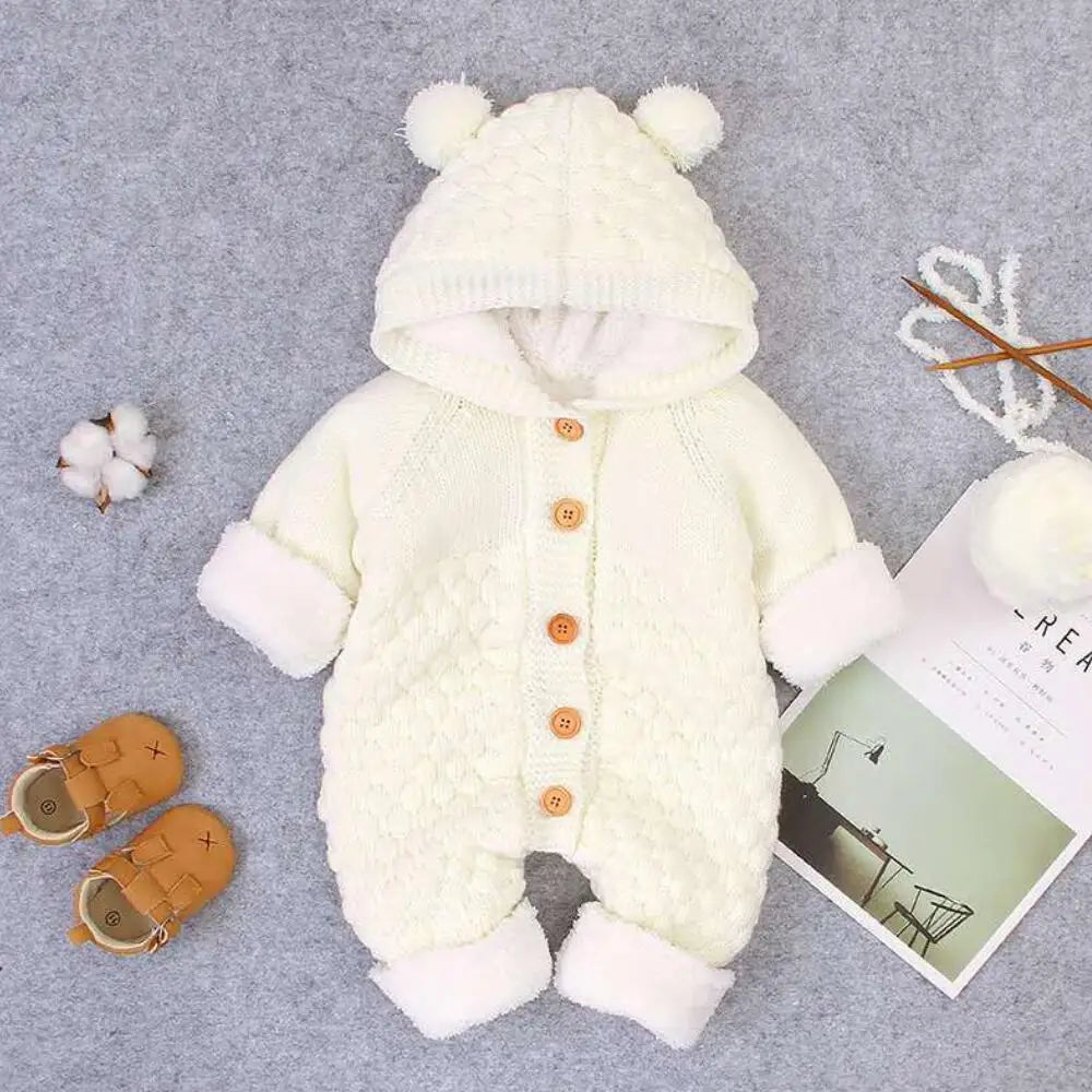 Cashmere Knit Baby Jumpsuit