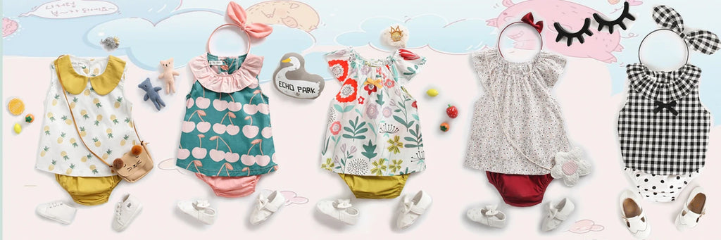 Cute Printing Cotton Baby Boys Girls Clothes