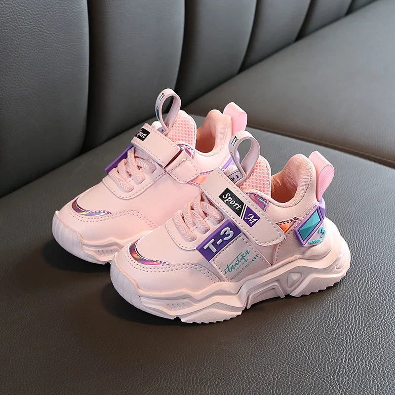 Baby Artificial Leather Sneakers – Autumn/Winter Toddler Sports Shoes