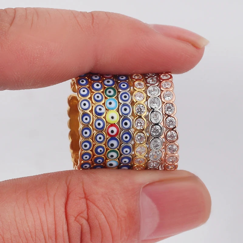 Style Open Rainbow Gold Ring