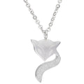 Cute Fox Animal Necklace Rose Gold