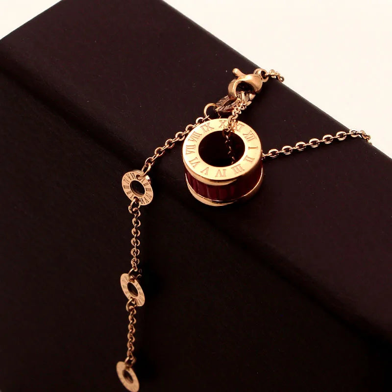 New Delicate Roman Number Circle 5