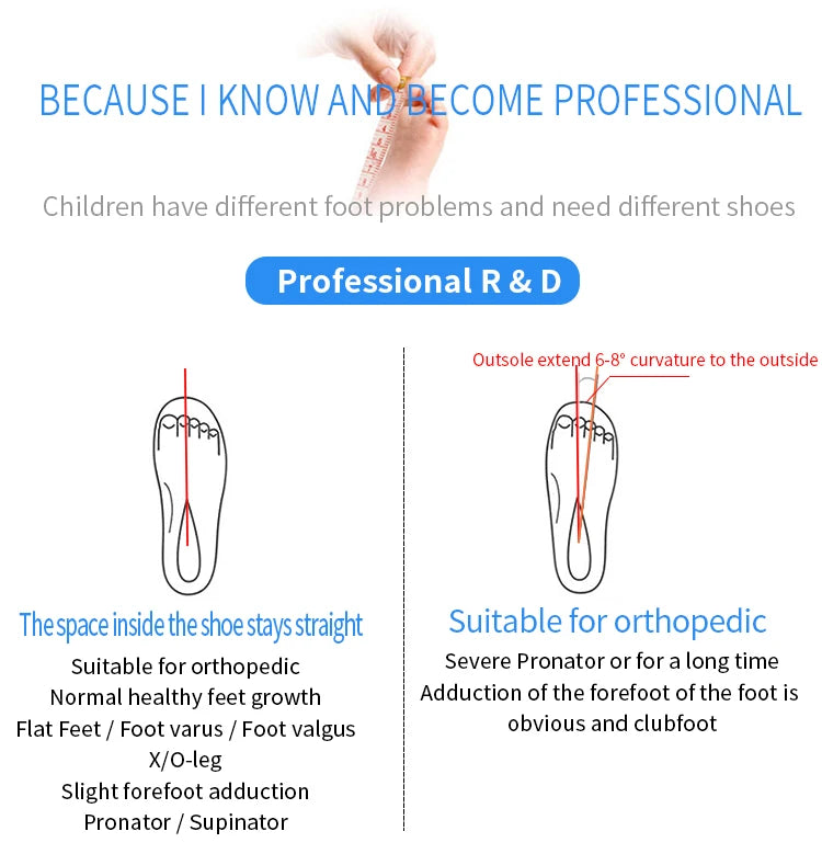 Kids Ankle Boots – Orthopedic Sneakers with Arch Support