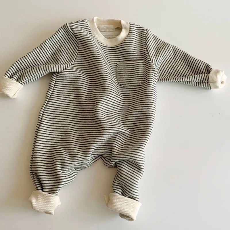 Baby Boys & Girls Jumpsuit, Striped Romper Outfit