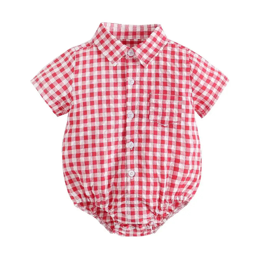 Newborn Boy Summer Bodysuit