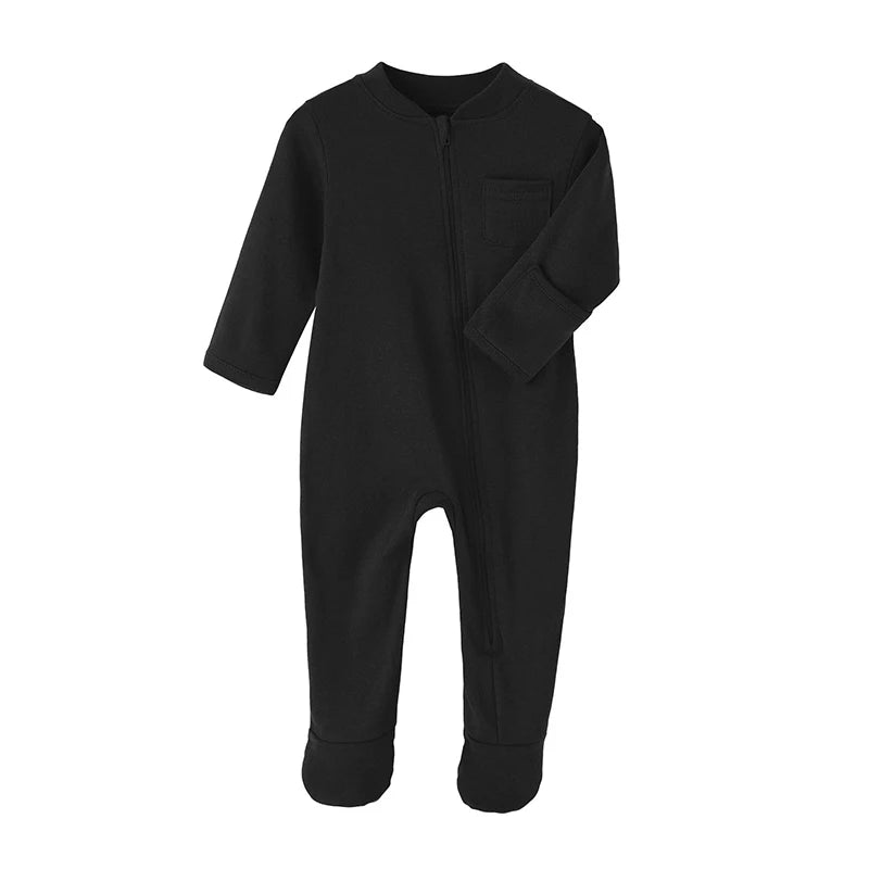 Infant Cotton Romper, Footed, Boys & Girls