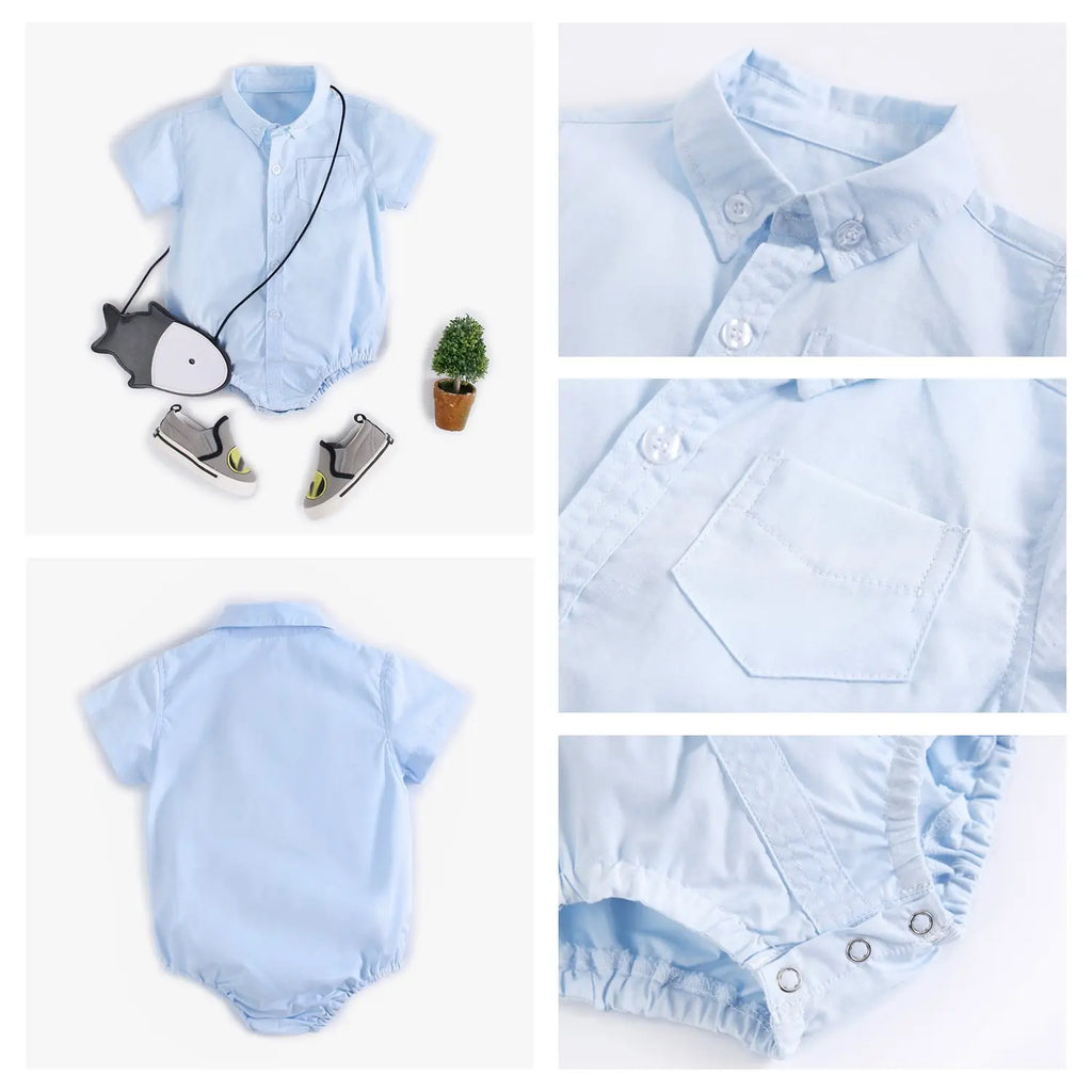 Newborn Boy Summer Bodysuit
