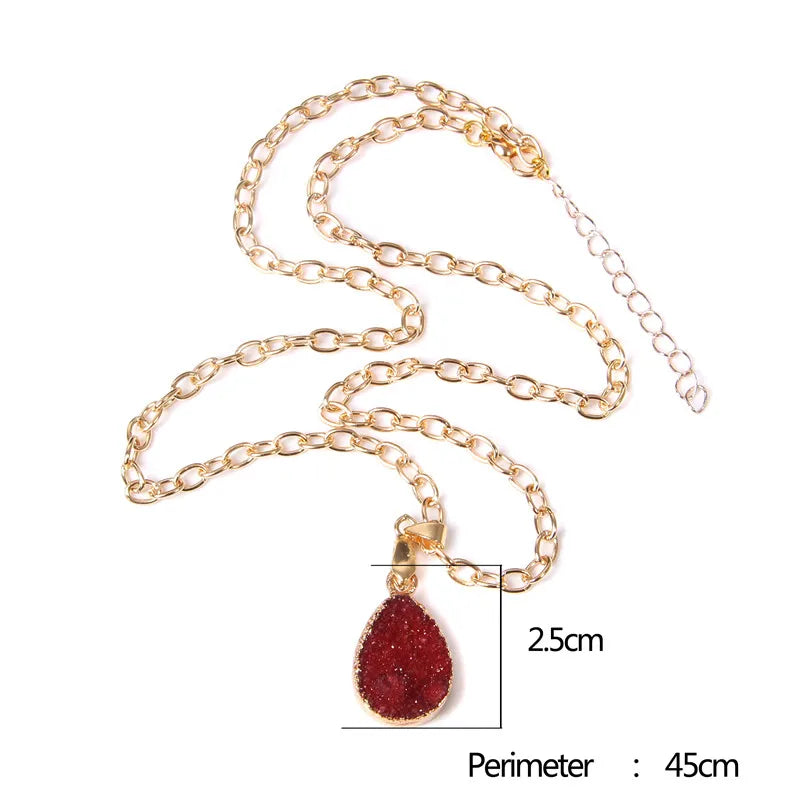 Metal Chain Healing Energy Necklace For