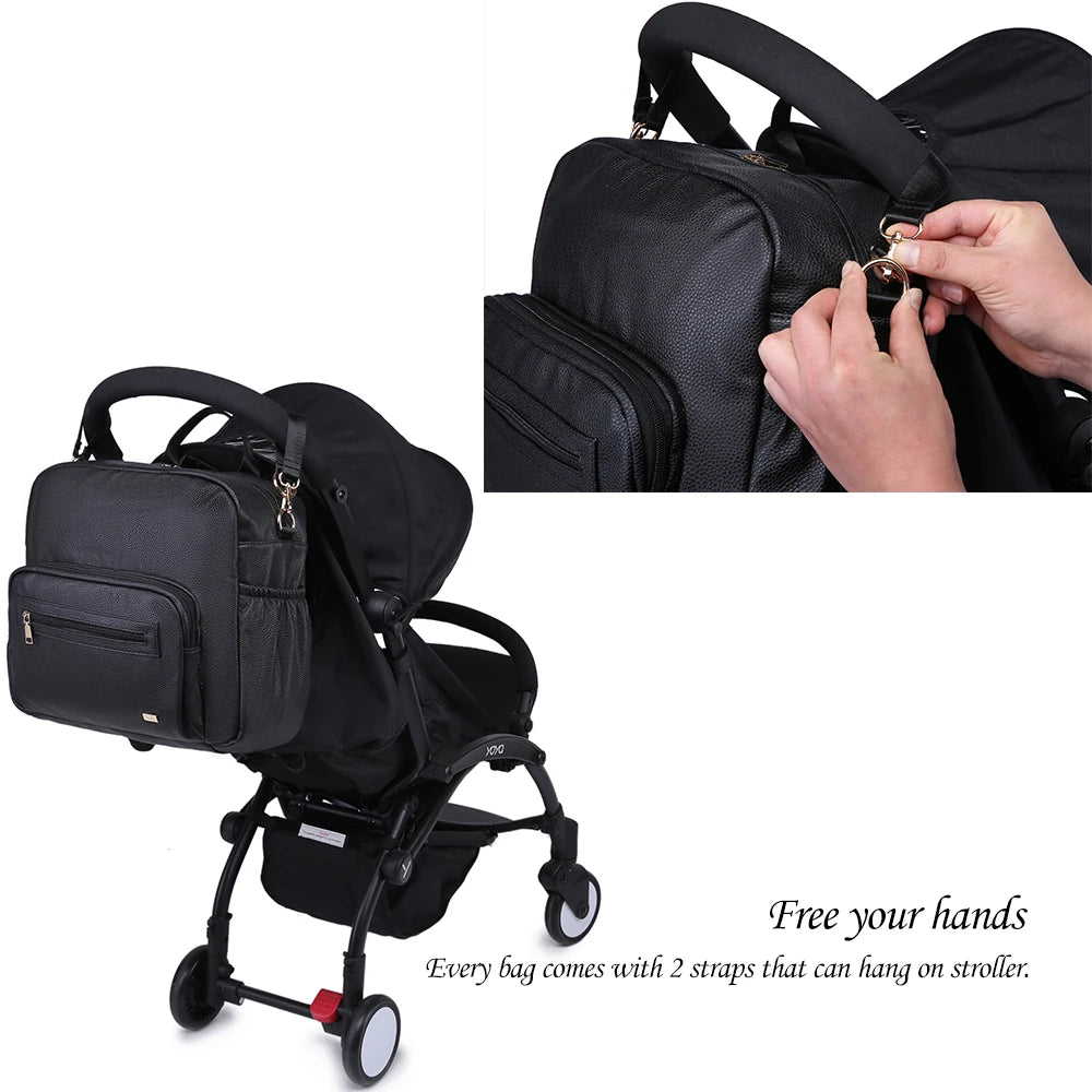 Soboba Diaper Bag for Newborns – Multi-Functional, Waterproof, Baby Care & Stroller Bag