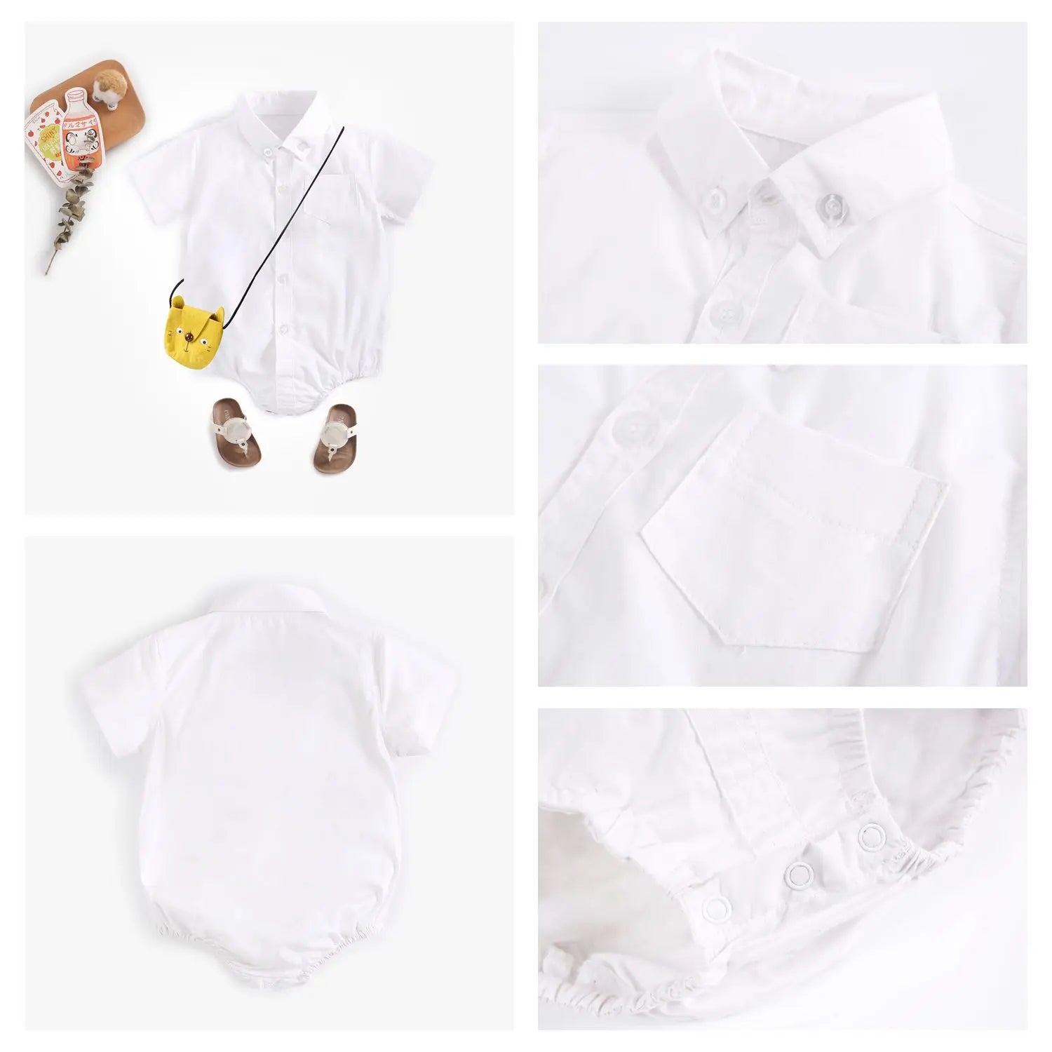 Newborn Boy Summer Bodysuit