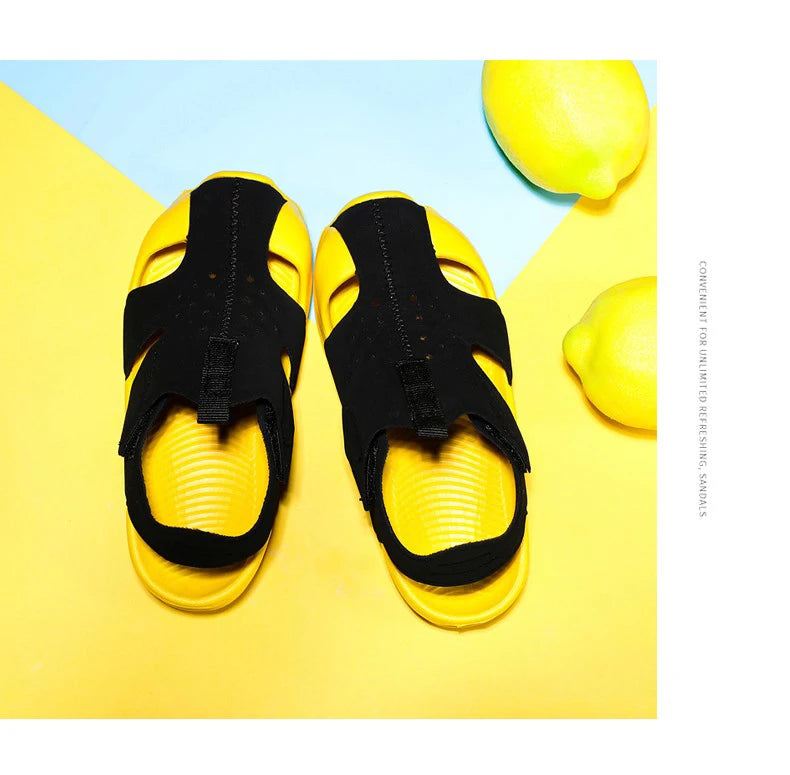 Kids Summer Candy Sandals – Breathable Mesh Sport Shoes