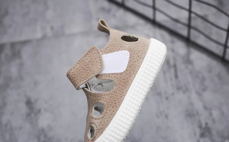 Kids’ Half Sandals – Soft, Breathable Summer Shoes