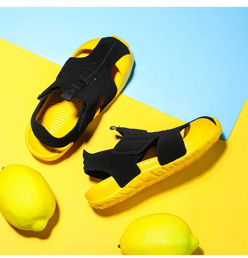 Kids Summer Candy Sandals – Breathable Mesh Sport Shoes