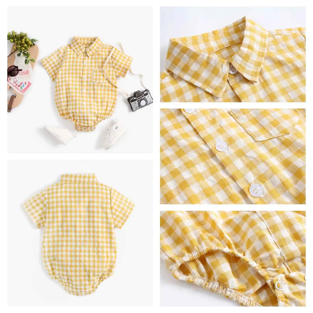 Newborn Boy Summer Bodysuit