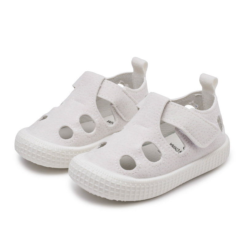 Kids’ Half Sandals – Soft, Breathable Summer Shoes