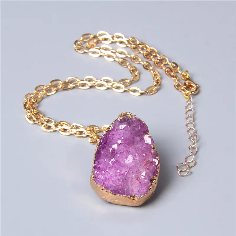 Metal Chain Healing Energy Necklace For