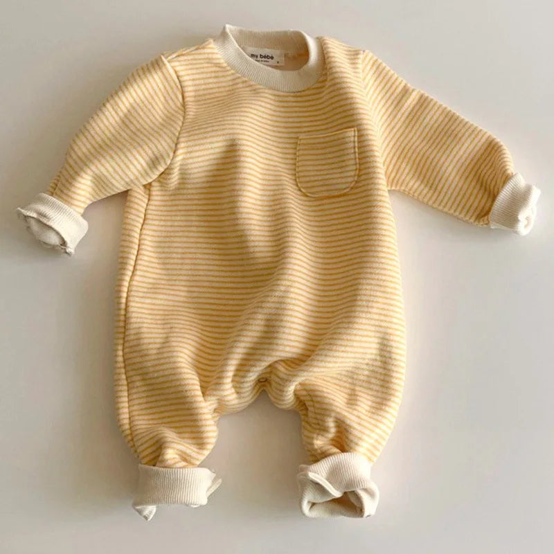 Baby Boys & Girls Jumpsuit, Striped Romper Outfit