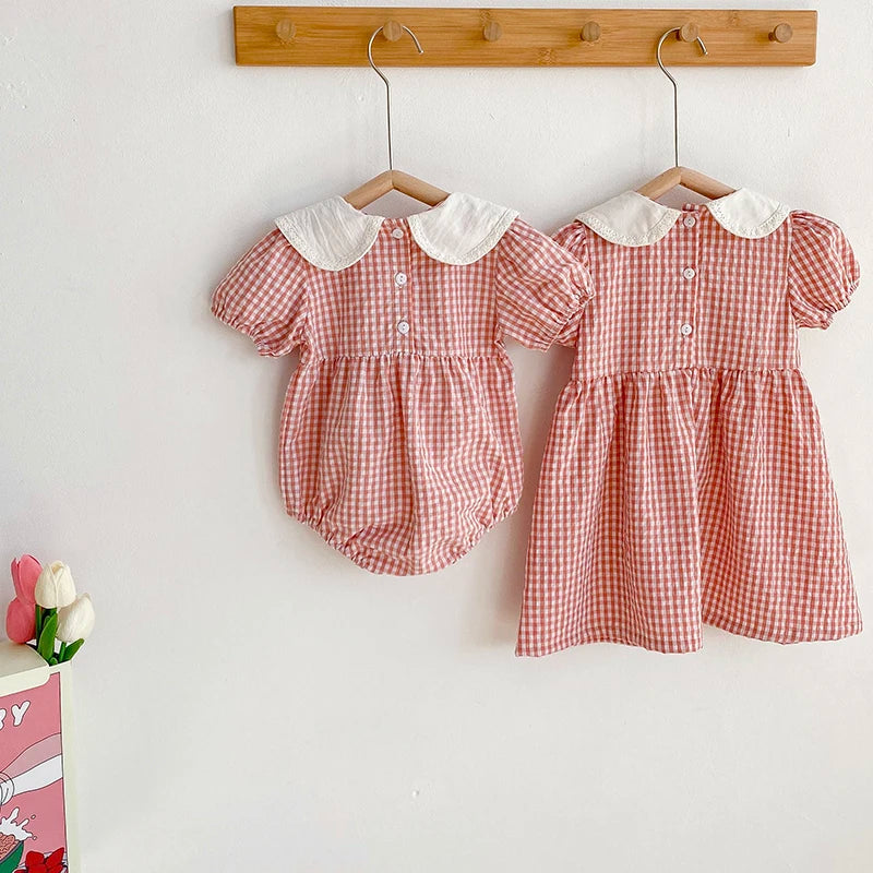 Short Sleeve One-piece Romper