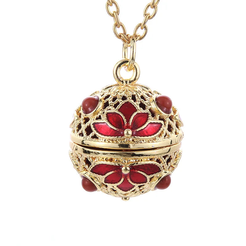 Luxury Golden Aromatherapy Necklaces wonderful oil