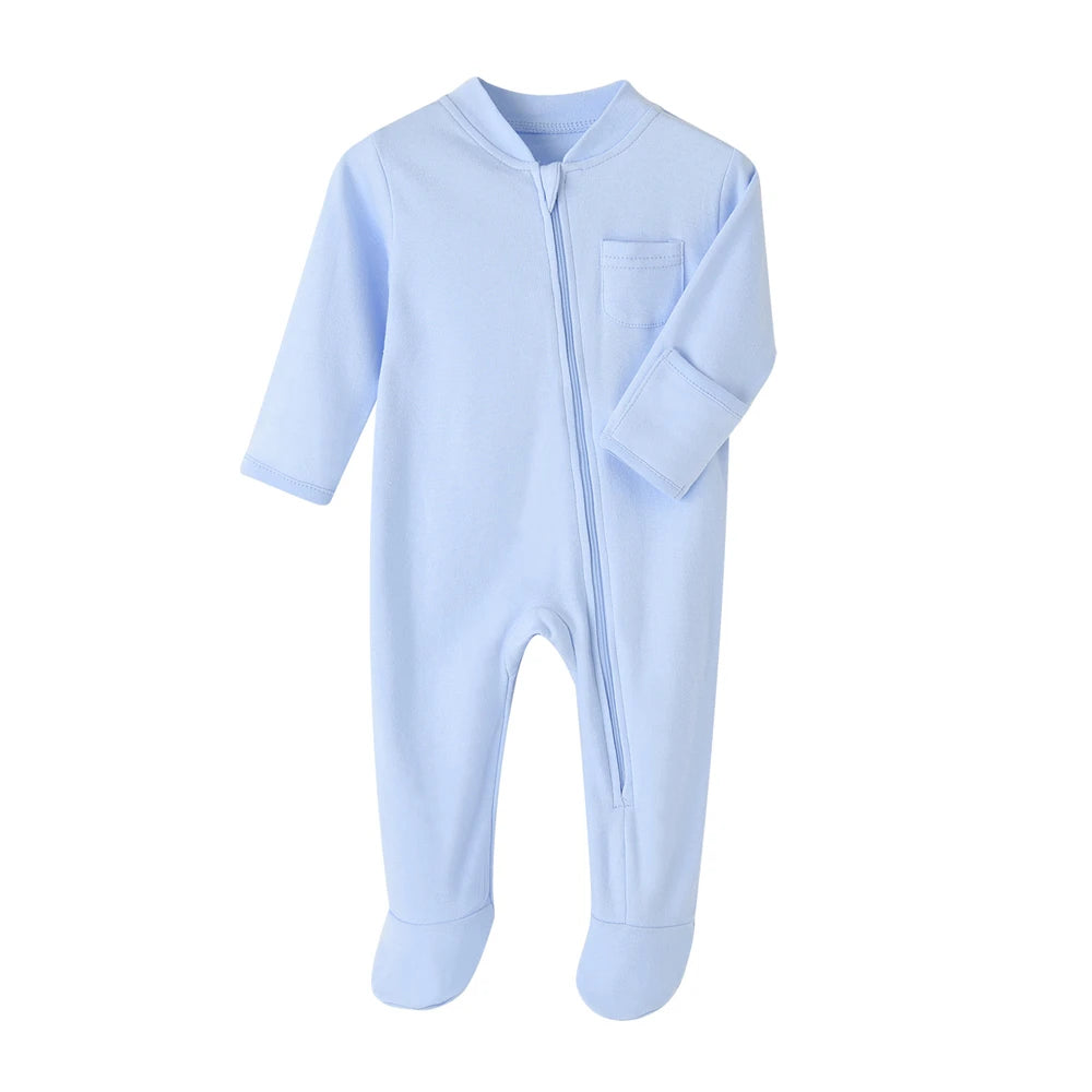 Infant Cotton Romper, Footed, Boys & Girls