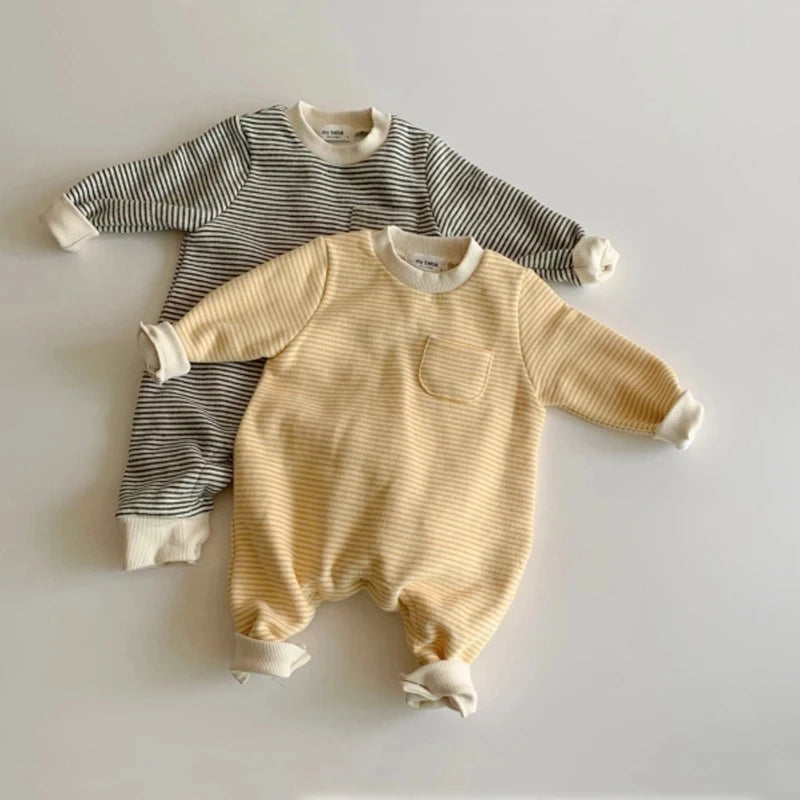 Baby Boys & Girls Jumpsuit, Striped Romper Outfit