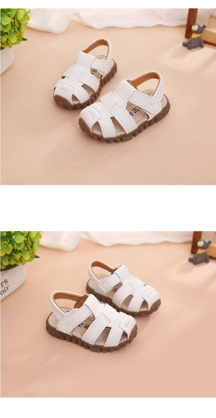 Kids’ Summer Beach Sandals – Soft, Non-Slip Closed Toe
