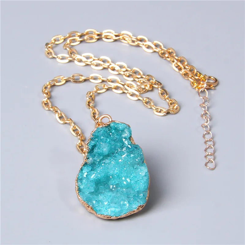 Metal Chain Healing Energy Necklace For