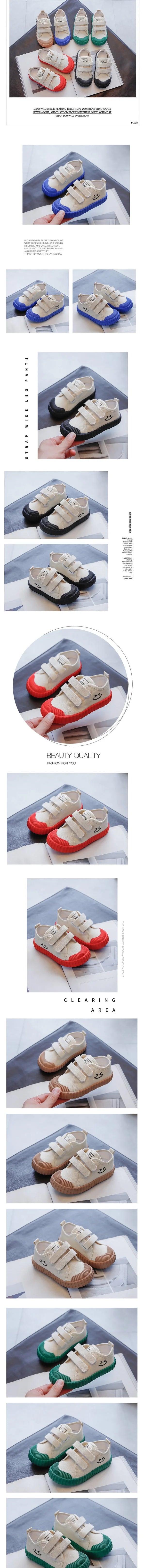 Kids’ Canvas Sneakers – Soft, Non-Slip Casual Shoes (1–9 Years)