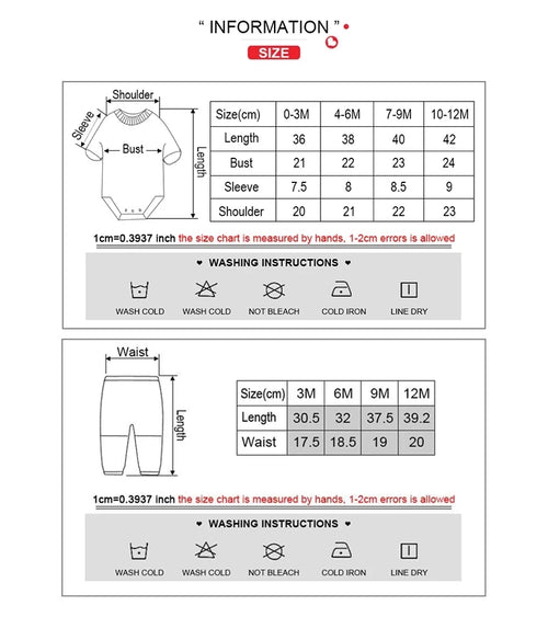 9 Pcs Unisex Newborn Clothing Sets