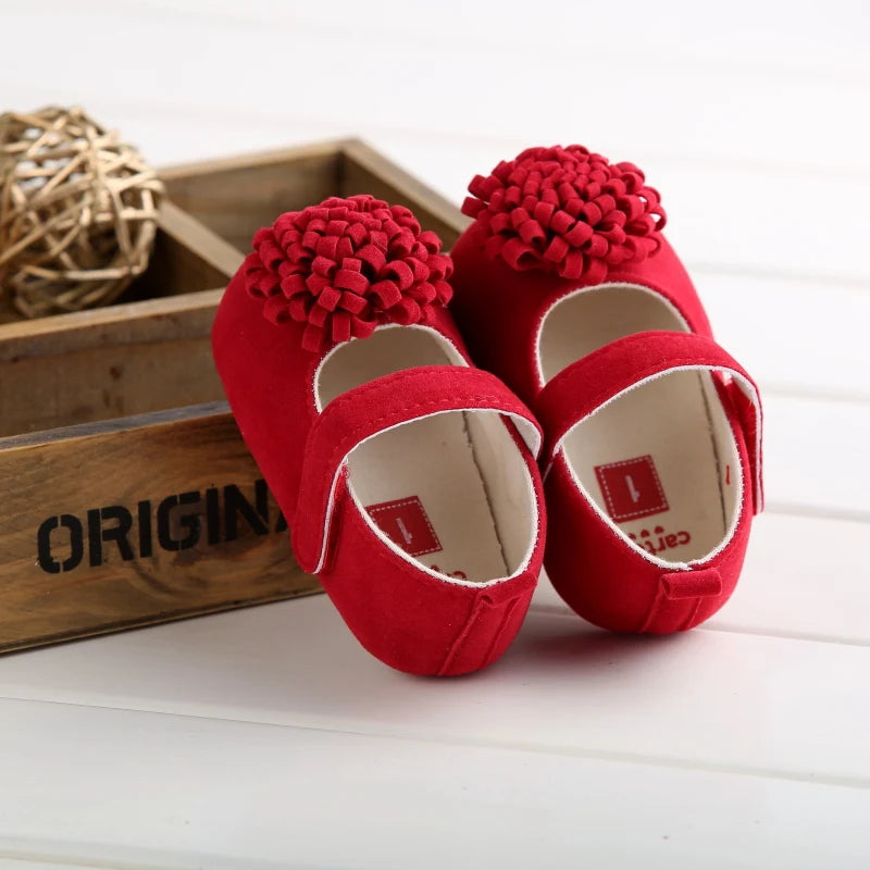 Baby Shoes (0–18M) – Plush Soft Bow Casual Sneakers