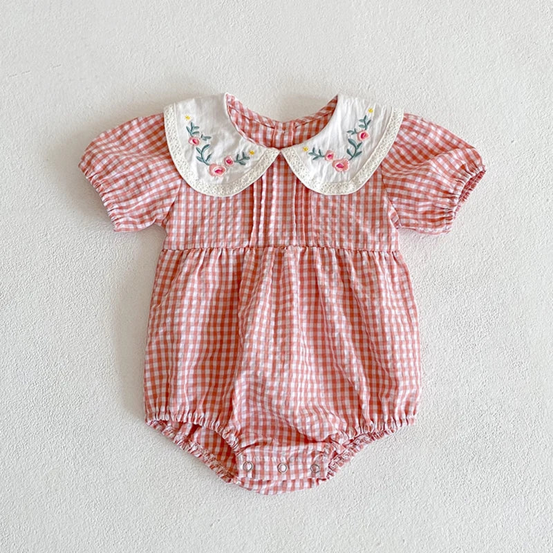Short Sleeve One-piece Romper