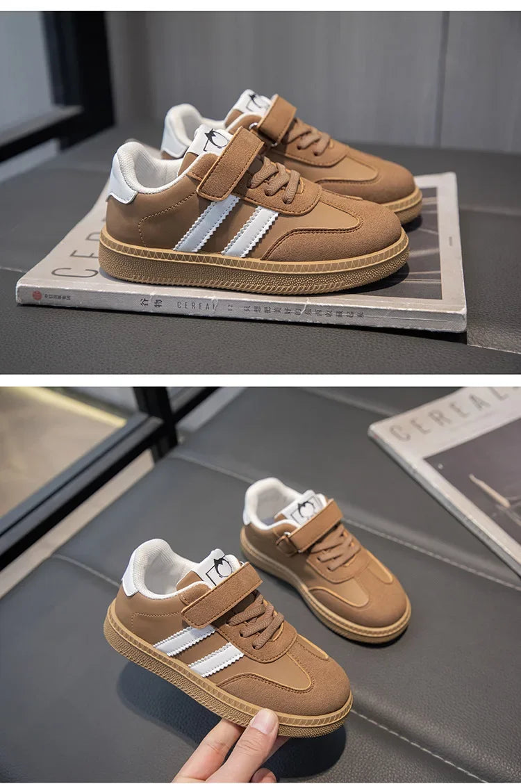 Kids’ Lightweight Skate Sneakers – Breathable, Non-Slip Shoes