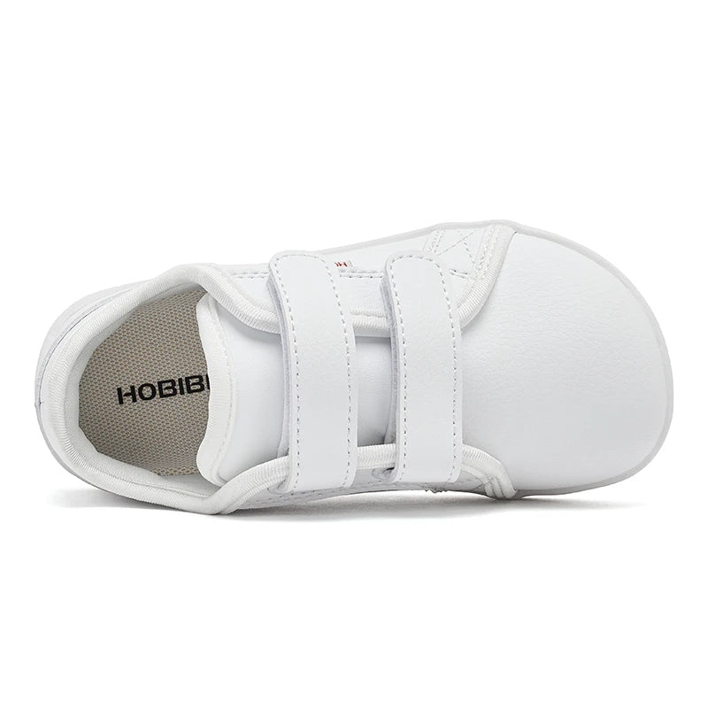 Kids Barefoot Sneakers – Lightweight Wide-Toe Hook & Loop Shoes