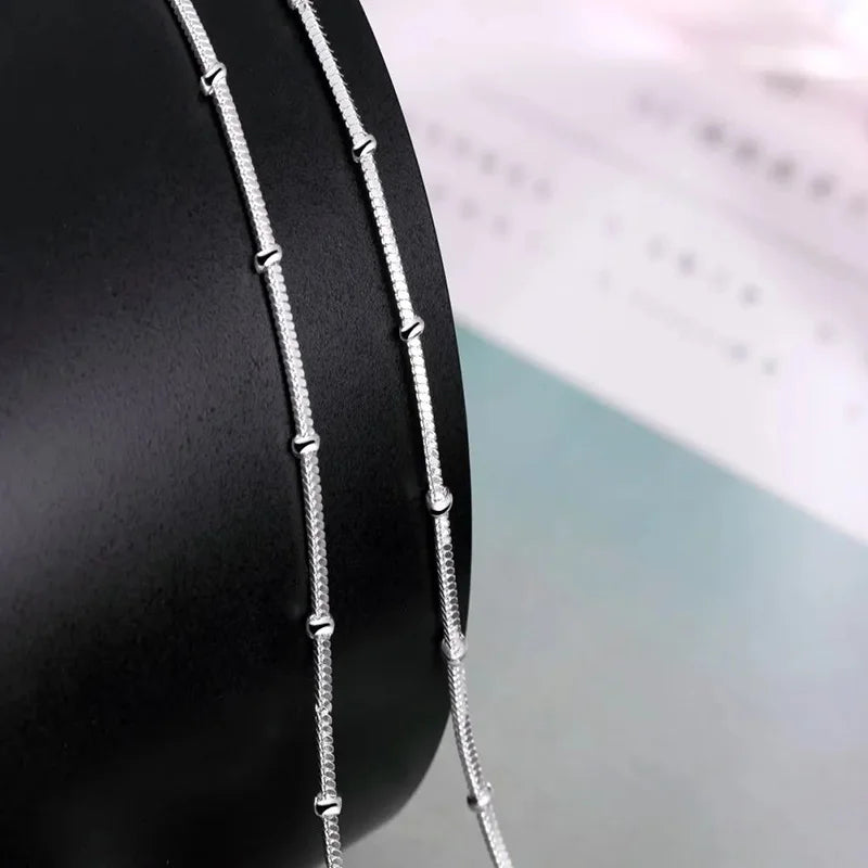 45 50cm 925 Sterling Silver Necklace