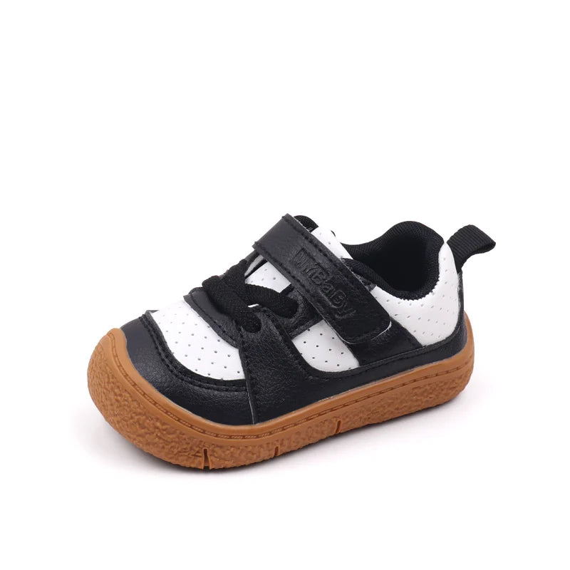 Toddler Shoes (1–5Y) – PU Rubber Sole Non-Slip Spring/Autumn Sneakers