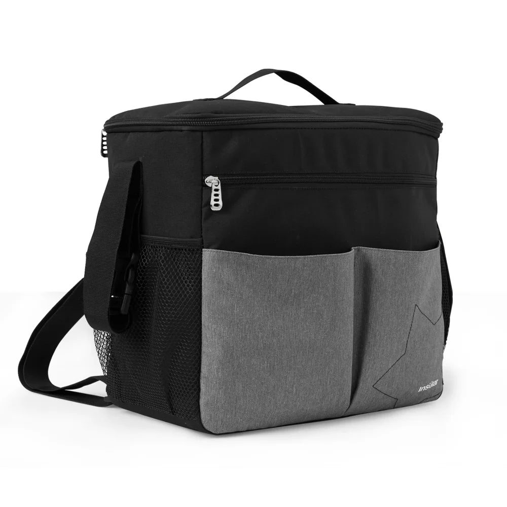 Insular Maternity Diaper Backpack – Travel, Nursing, Anti-Loss Zipper