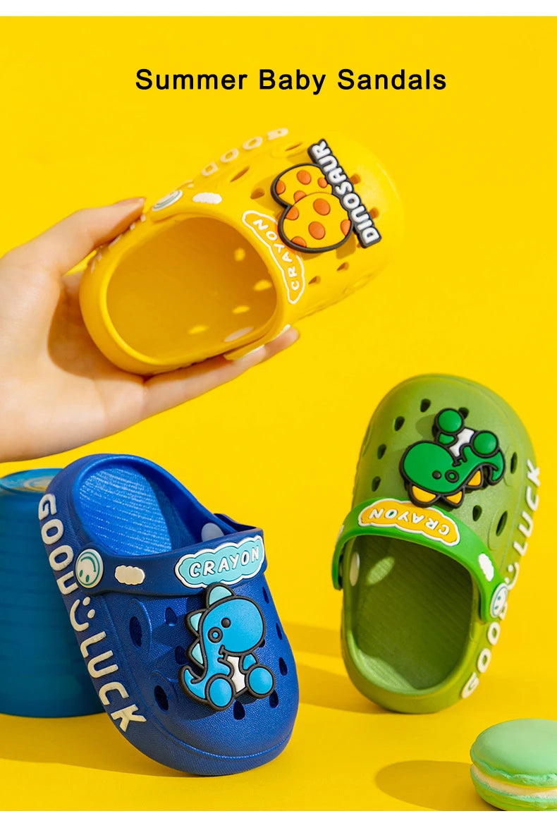Baby Summer Sandals – Cartoon Garden & Beach Shoes for Boys & Girls