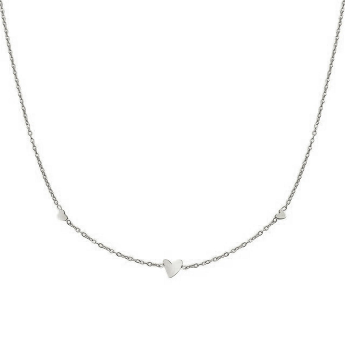 Heart Gold Color Tassel Necklace
