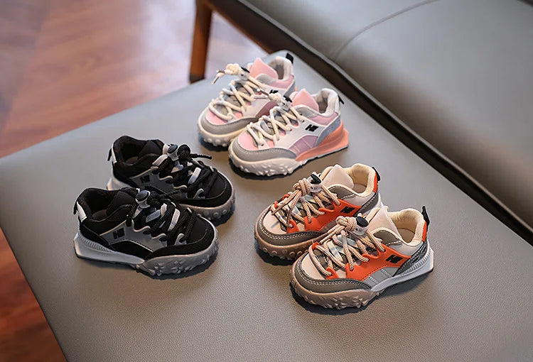 Kids’ Mesh Sneakers – Breathable, Casual Running Shoes (21–36)