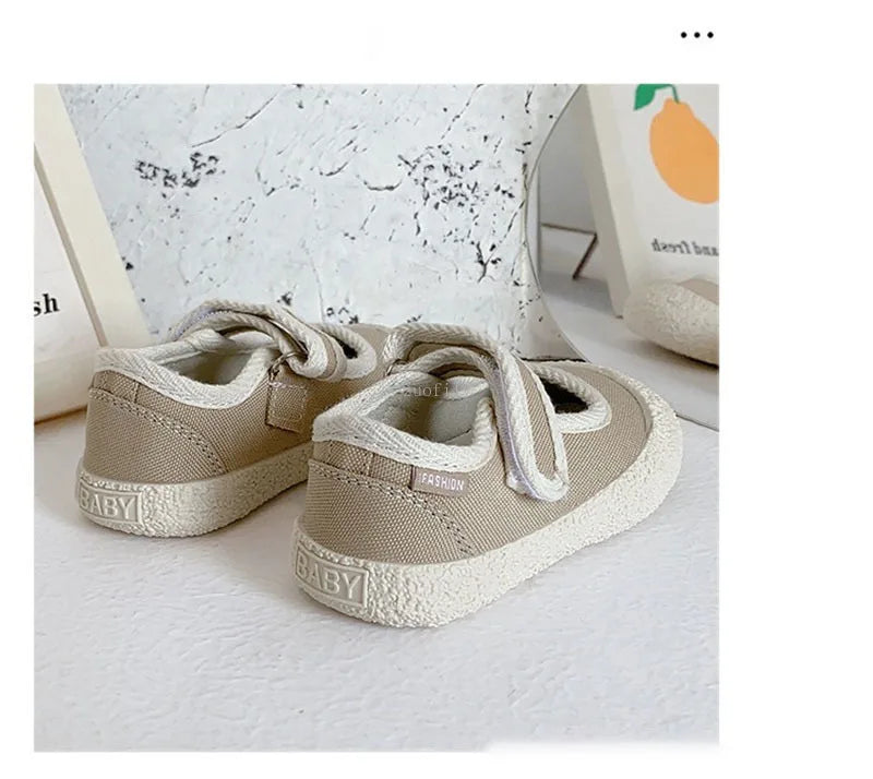 Kids’ Canvas Shoes – Soft, Breathable, Anti-Slip Sneakers