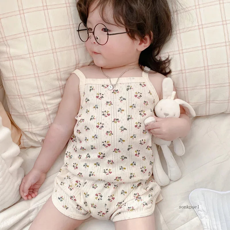 Baby Summer Clothing Set – Tee & Shorts (Toddler)