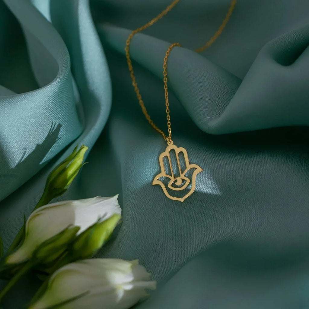 Stainless Steel Fashion Hamza Necklace Hamsa