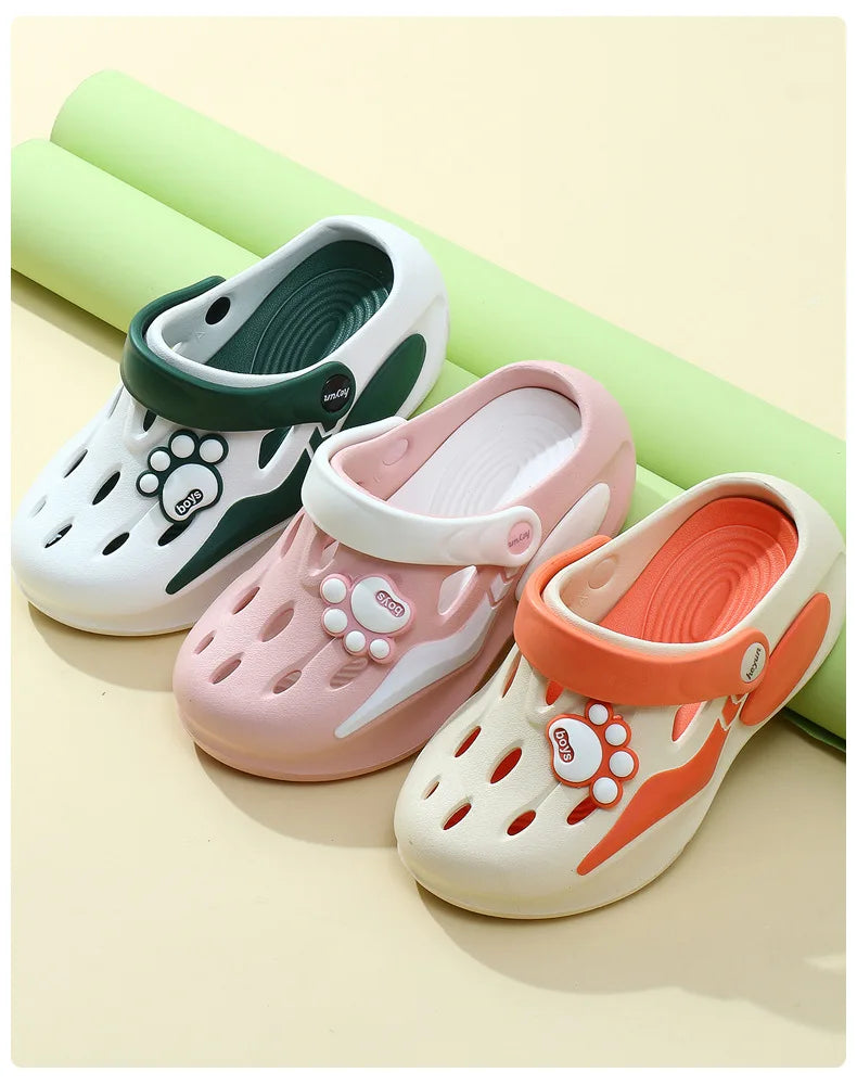 Kids  Chunky Platform Sandals – Thick Sole EVA Non-Slip Shoes