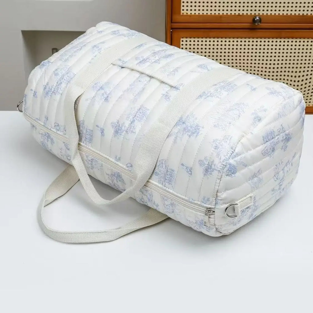 Large Quilted Baby Bag – Shoulder Diaper Organizer