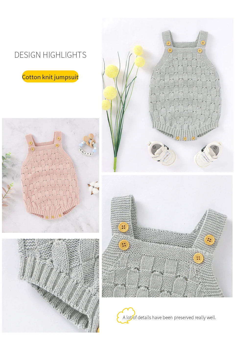 Infant Cotton Onesie for Toddler Boys Girls One Pieces Outfits 0-18m