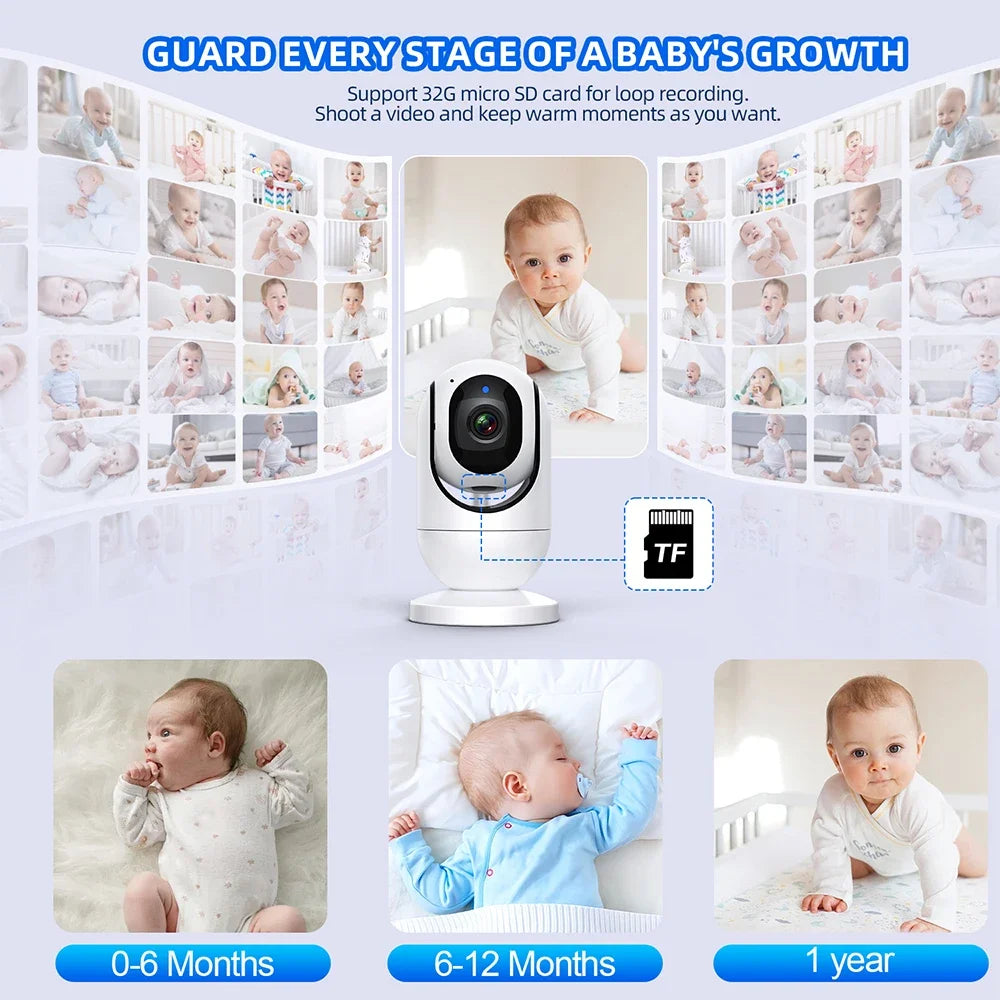 Baby Camera – 4X Zoom & 5000mAh Battery