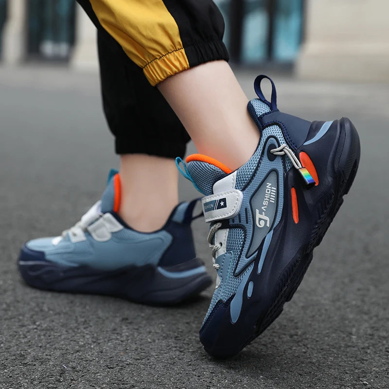 Kids Breathable Casual Sneakers – Outdoor Running & Tennis Shoes
