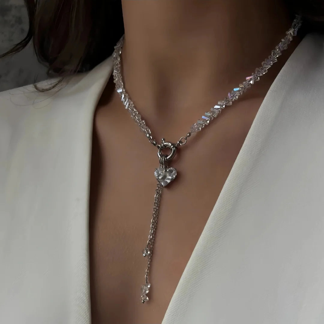 Fashion Vintage Black Geometric Crystal