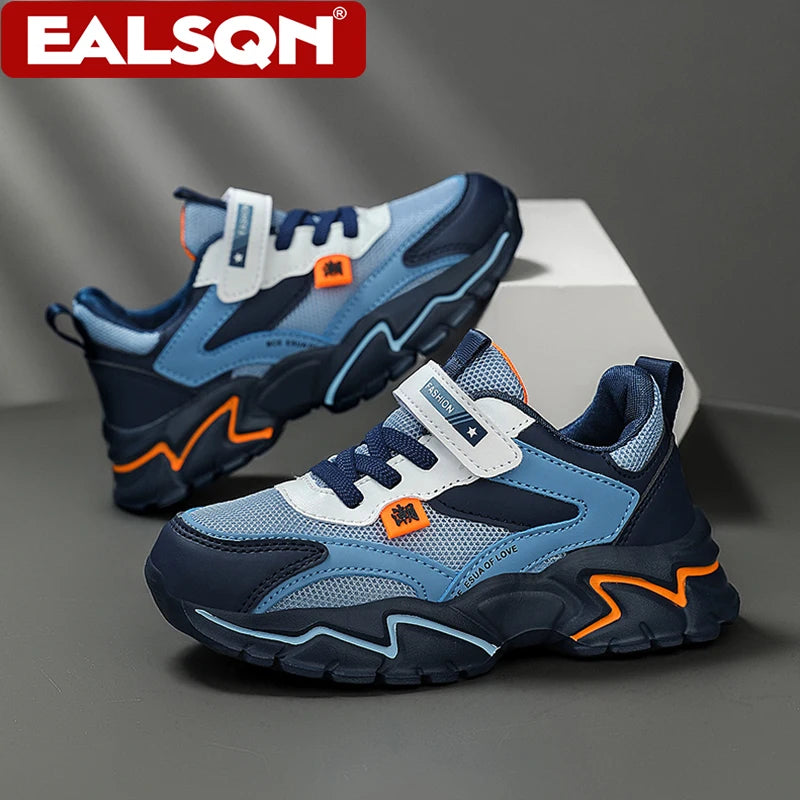 Kids Breathable Sneakers – Outdoor Casual & Sport Shoes (5–16 Years)