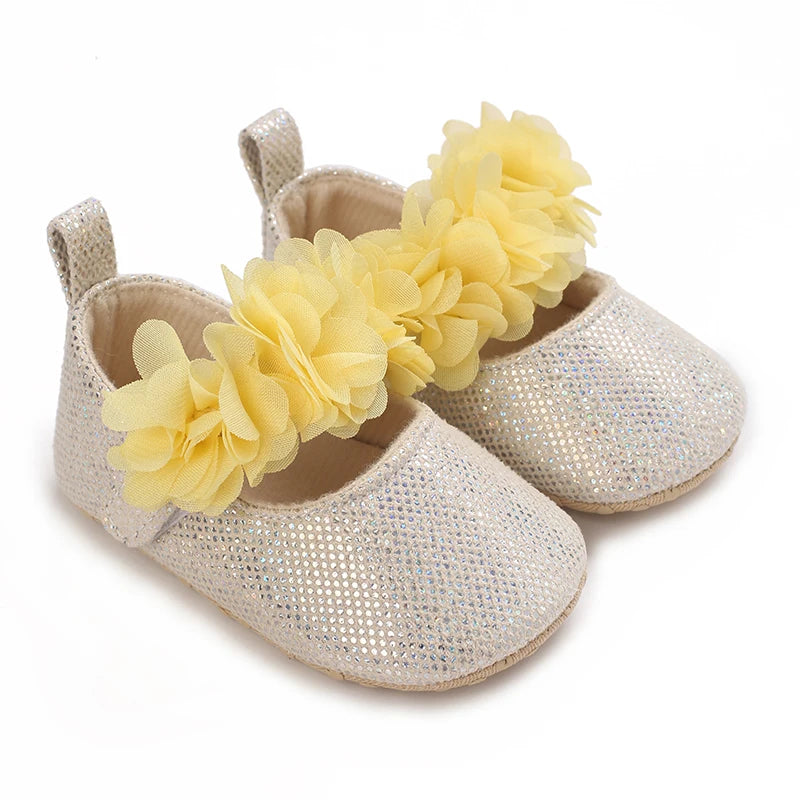 Baby Shoes (0–18M) – Plush Soft Bow Casual Sneakers
